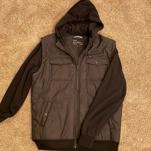 Mens. RVCA mens winter puffer coat